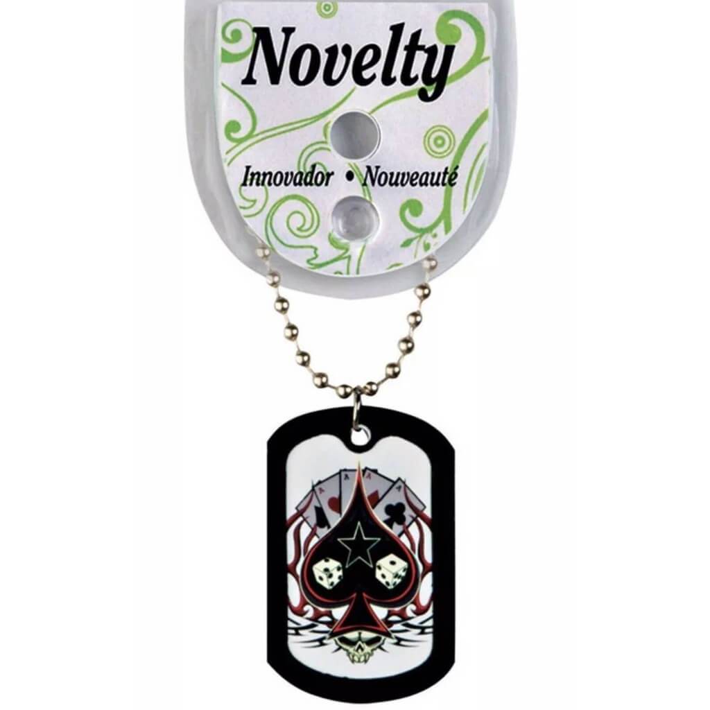 LUCKY PLAYER DOG TAG 