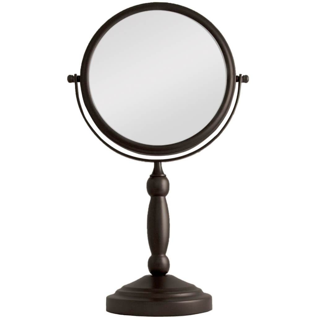 Mag 2-Sided Swivel Vanity Mirror 8in Oil-Rubbed Bronze Finish