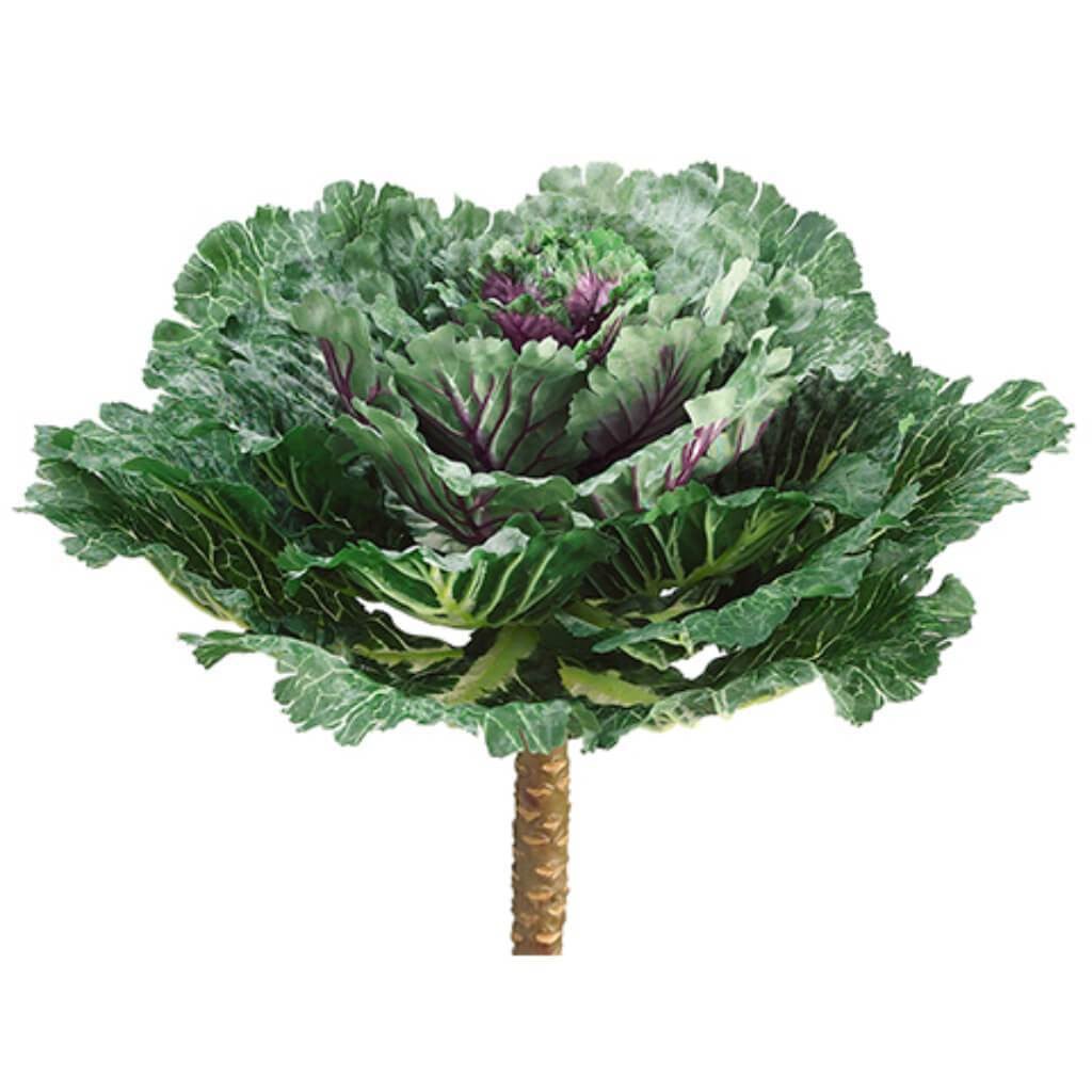 Cabbage Spray 14" Wx15" L Gr/Pu 