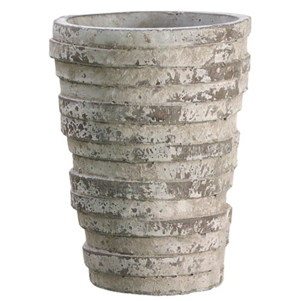 Cement Pot 5.7" Dx7.8" H St 