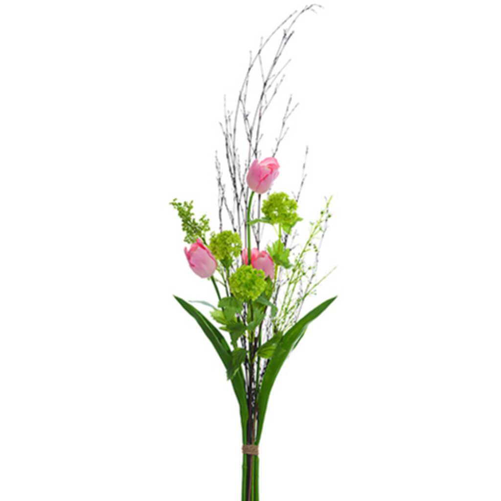 Tulip/Snowball/Twig Bundle 43" 
