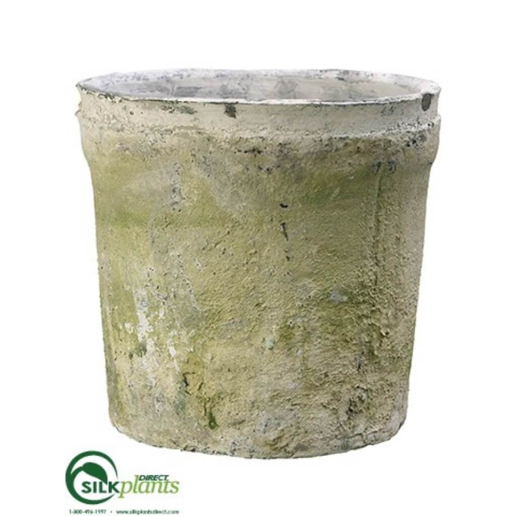 Clay Pot 6.25" Hx6.25" D Wh/At 