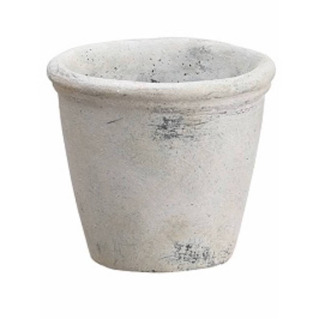 Cement Pot 4.25" Hx5" D Ww 