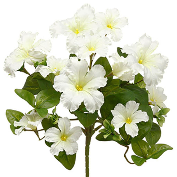Petunia Bush 13" Wh 