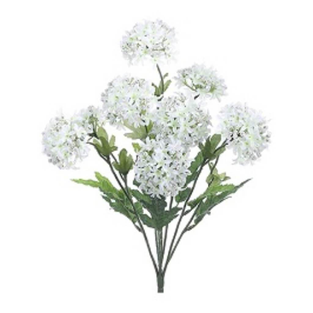 Snowball Bush X9 18&quot; Wh 