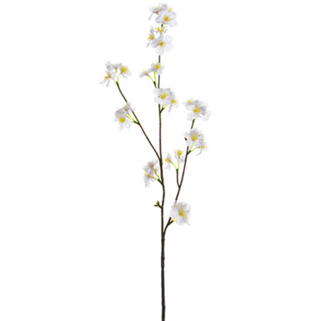 Quince Blossom Spray 31" Gy 
