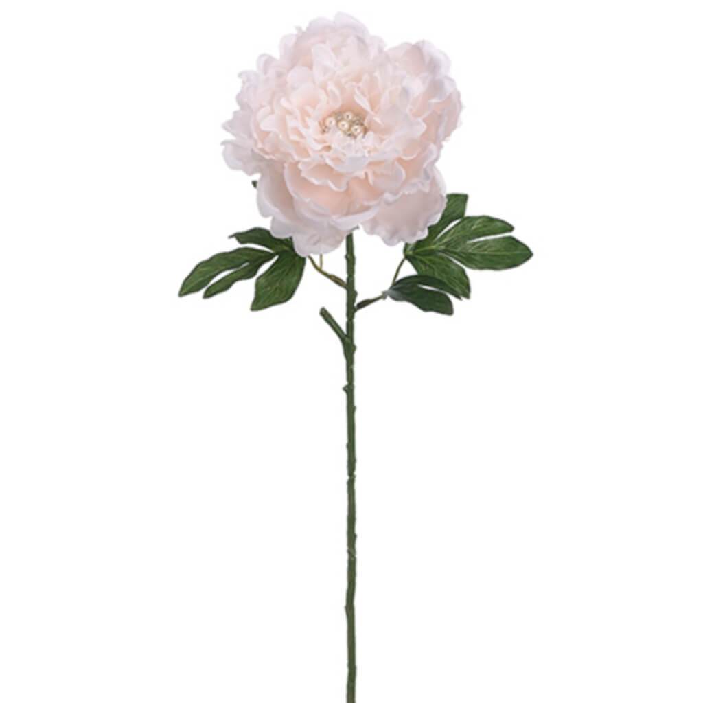 Rhinestone Peony Spray 25" Bs 