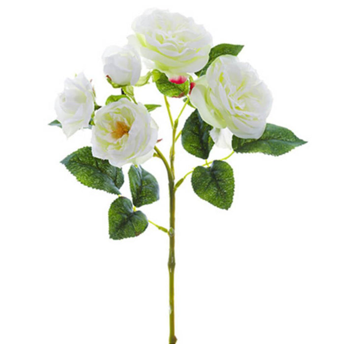 Peony Rose Spray W/4F & 1B 14" 