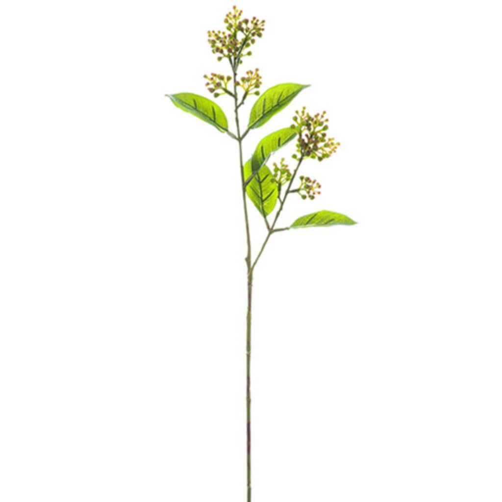 Soft Pe Sedum Spray 27" Gr/Bu 