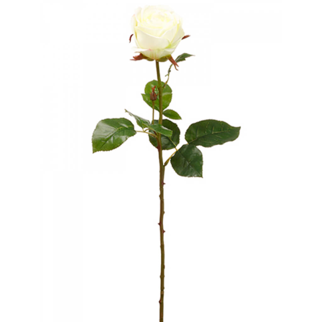 Rose Spray 27in White