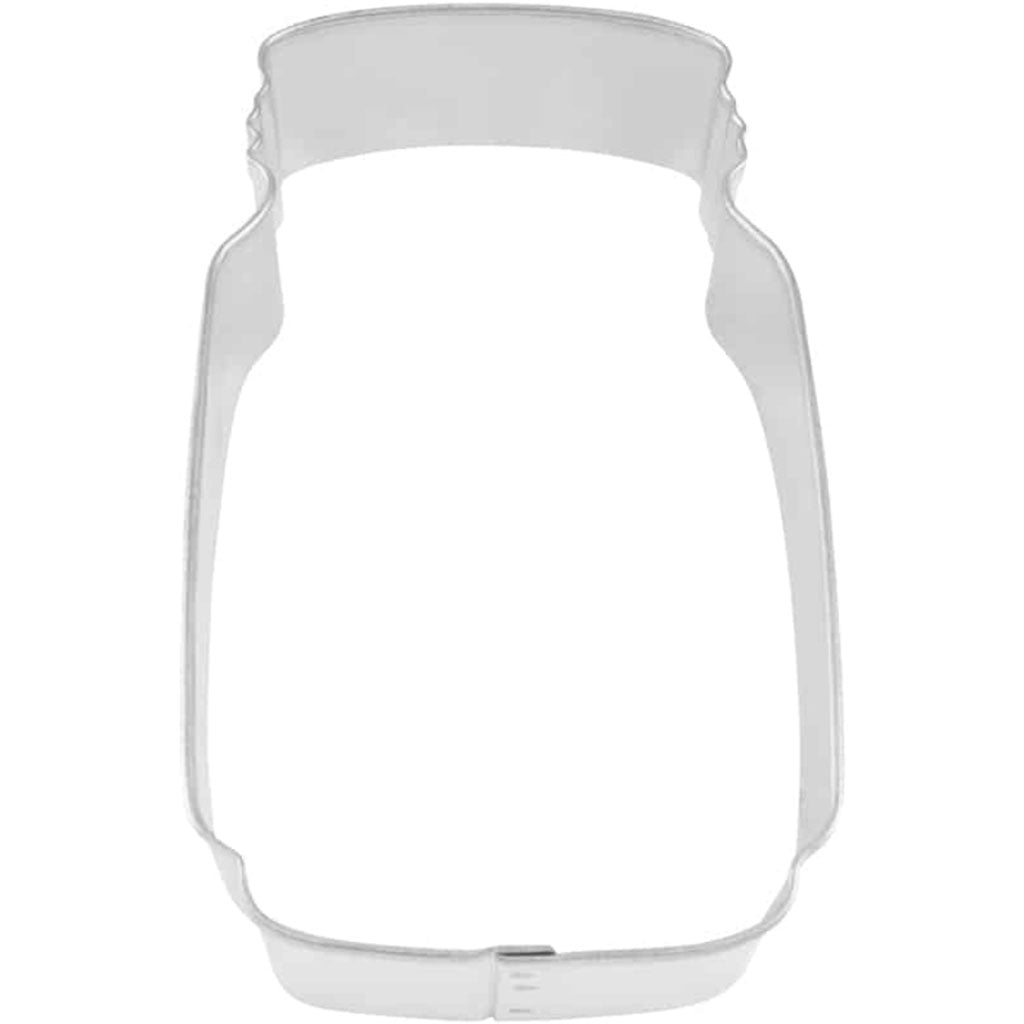 Mason Jar Cookie Cutter, 4in
