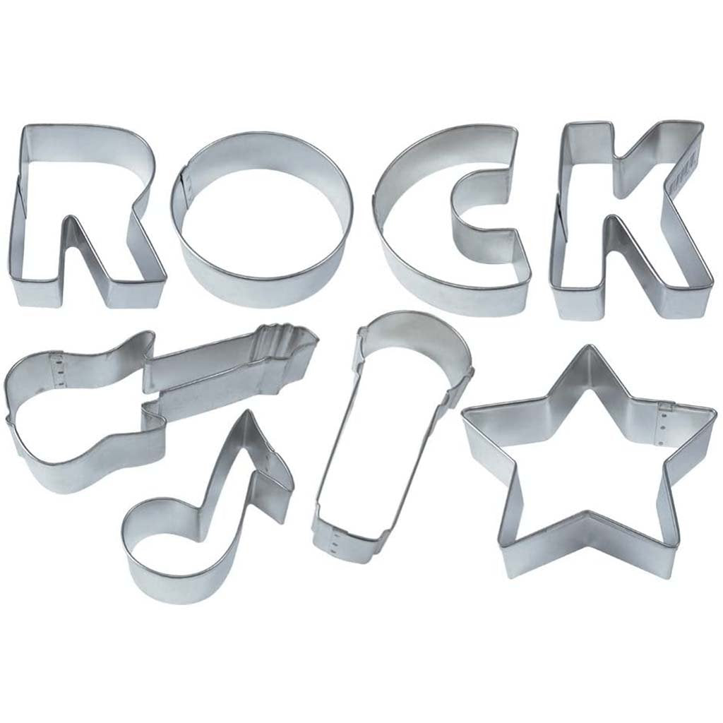 Rock Star Cookie Cutter Set, 8pc