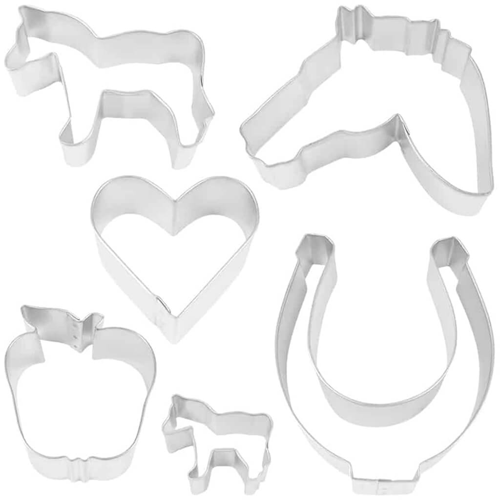 Equestrian Cookie Cutter Set, 6pc