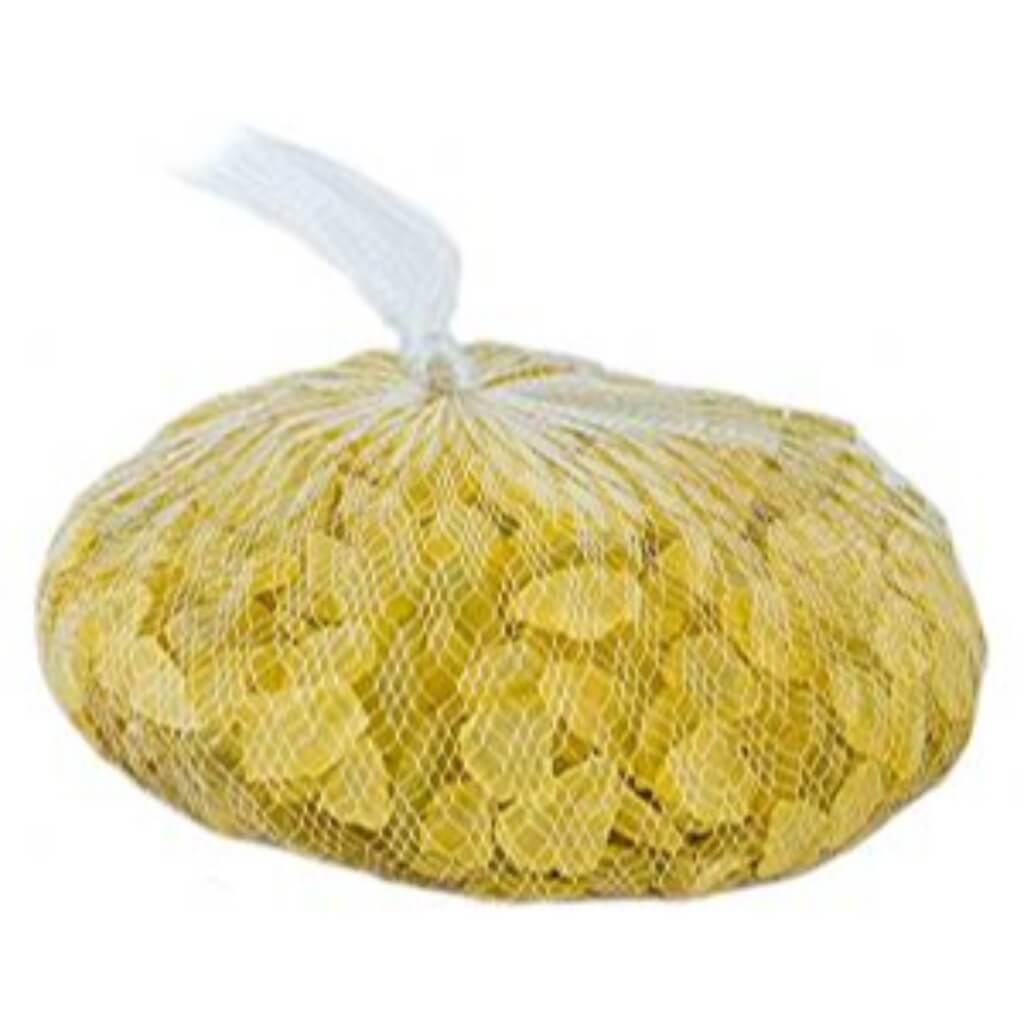 Mesh Bag Sea Glass 2lb Yellow 