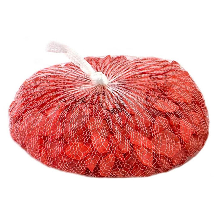 Mesh Bag Sea Glass 2lb Red 