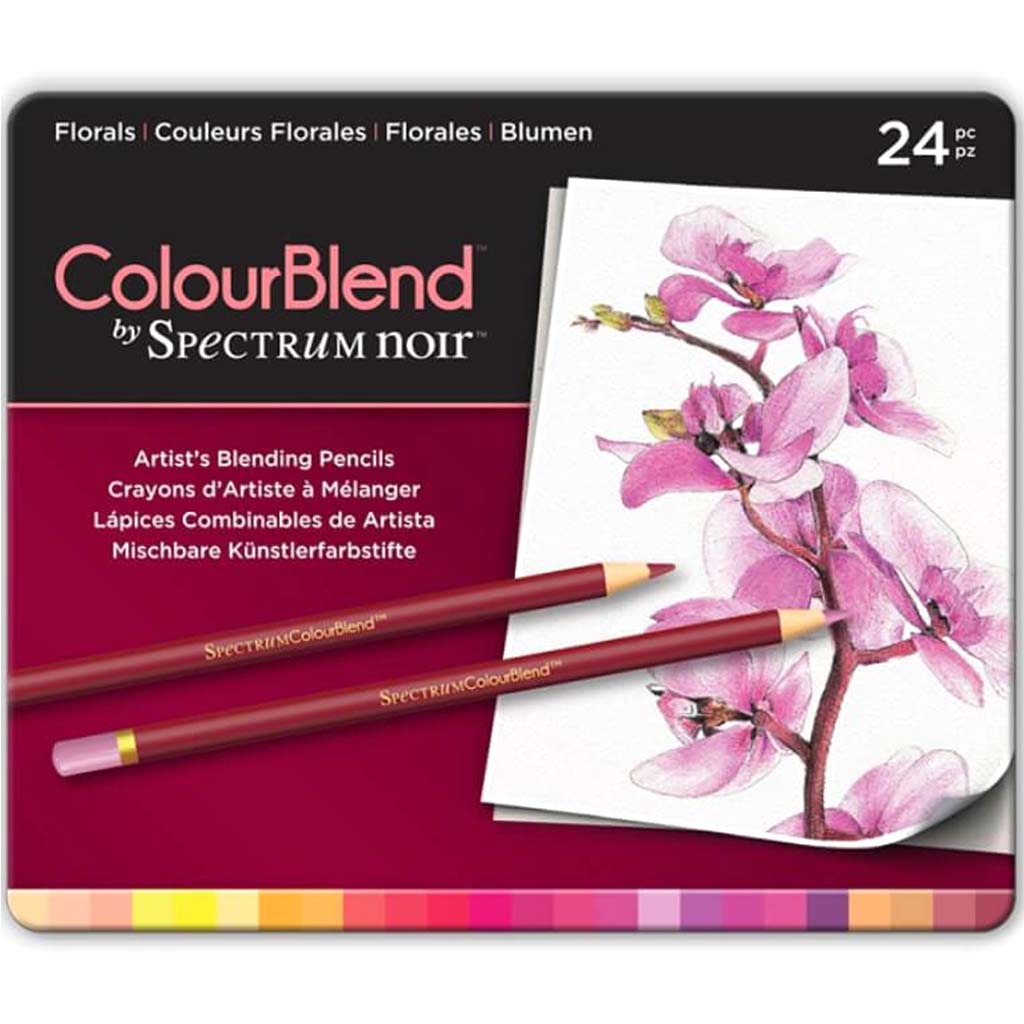 ColourBlend by Spectrum Noir 24 Pencil Set Florals 