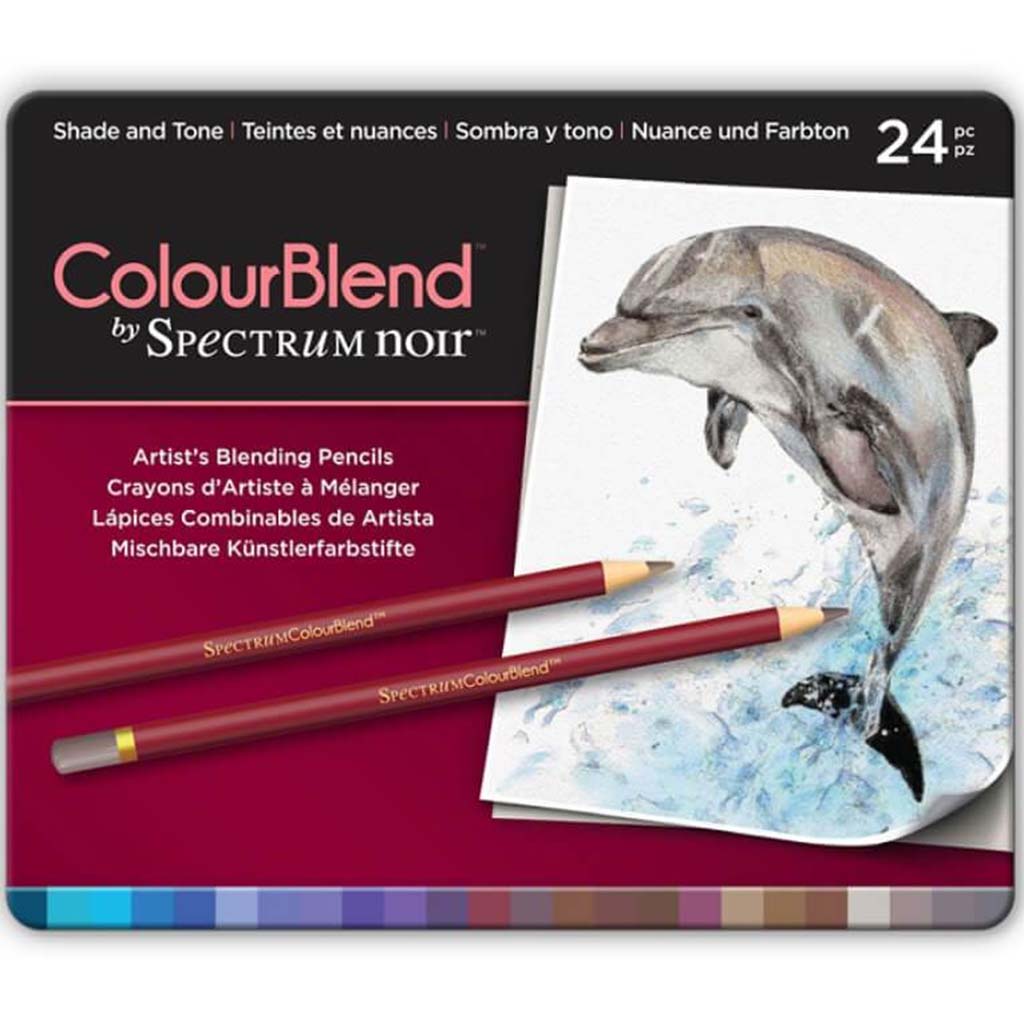 ColourBlend by Spectrum Noir 24 Pencil Set - Shade and Tone 