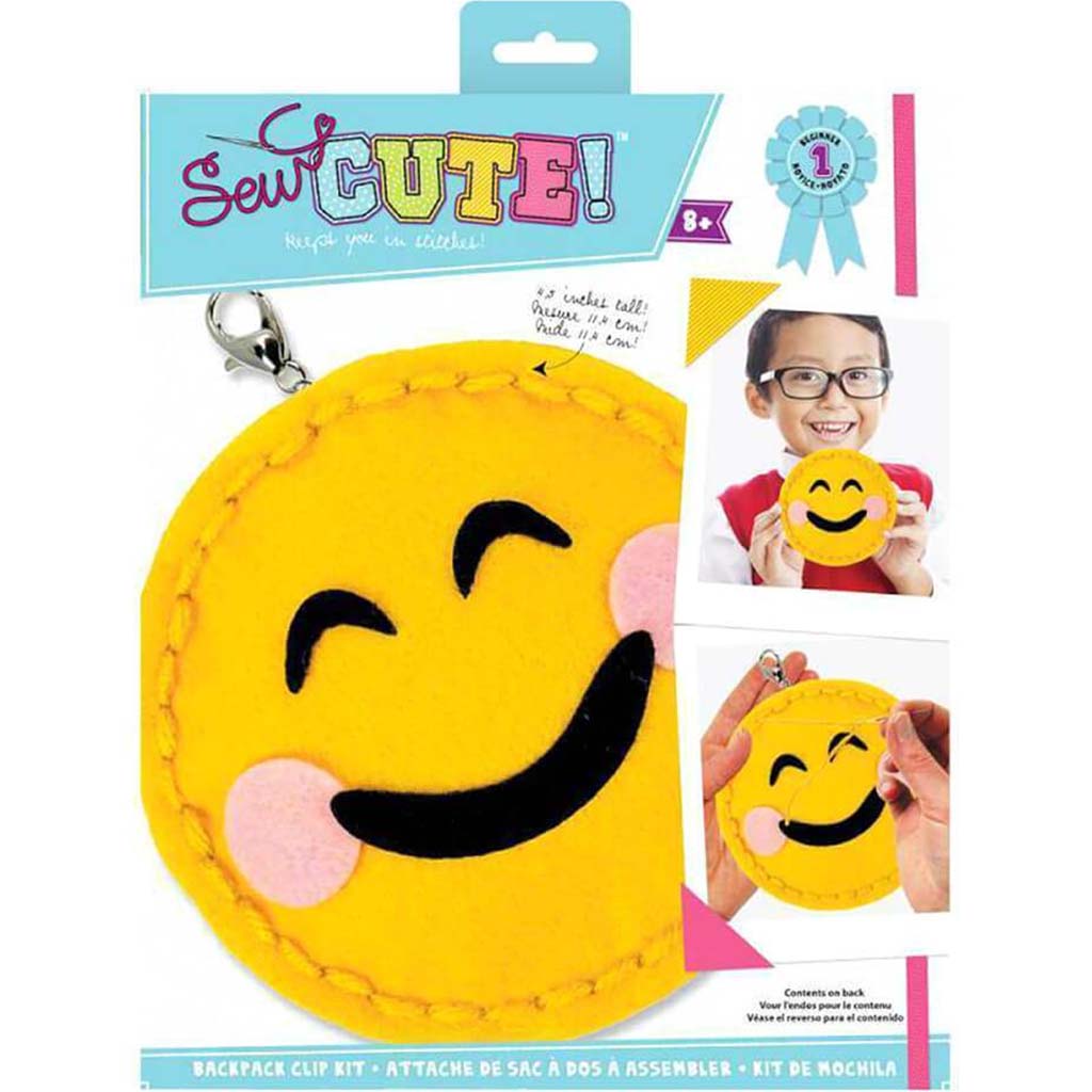 Sew Cute Mini Emoji Blushing Smile