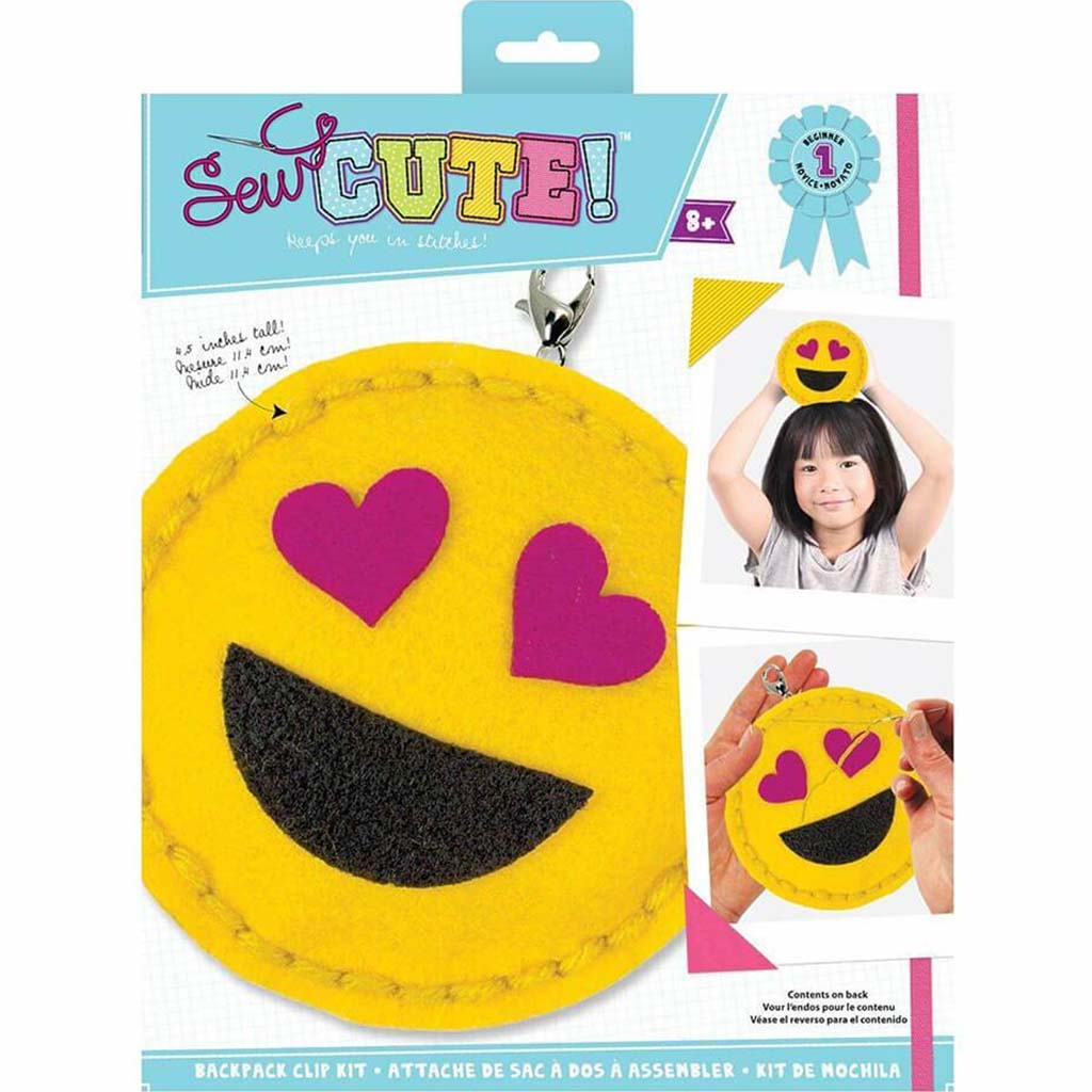 Sew Cute Mini Emoji Heart Eyes