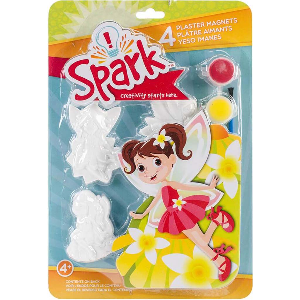 Plaster Magnets Fairy Dust