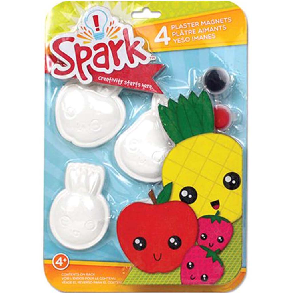 Spark Plaster Magnets Fruit