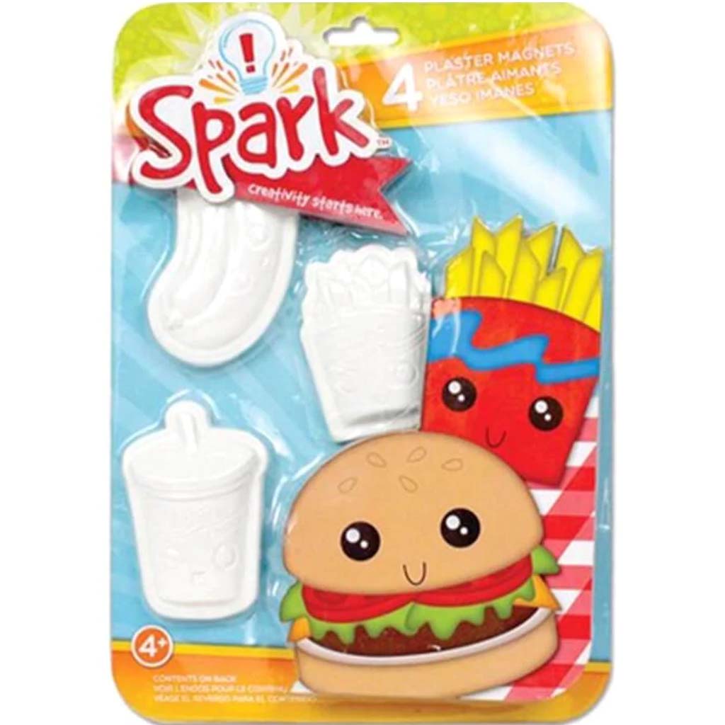 Spark Plaster Magnets Junk Food