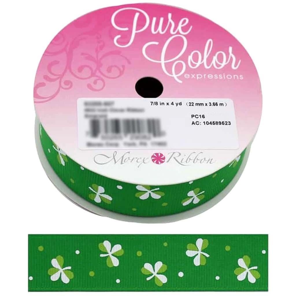Irish Clover 7/8in x 4yd Emerald
