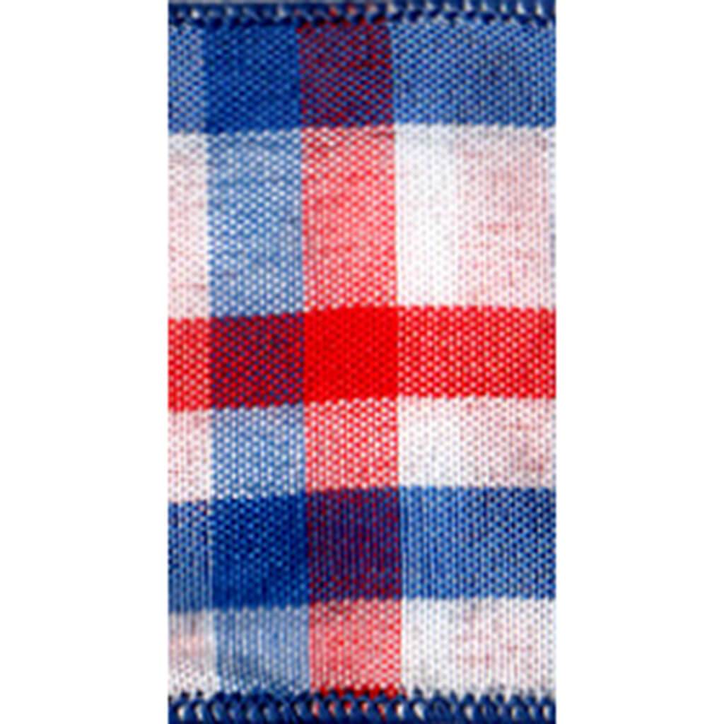 Color Chic Plaid 2 1/2in x 3yd Red/White/Blue