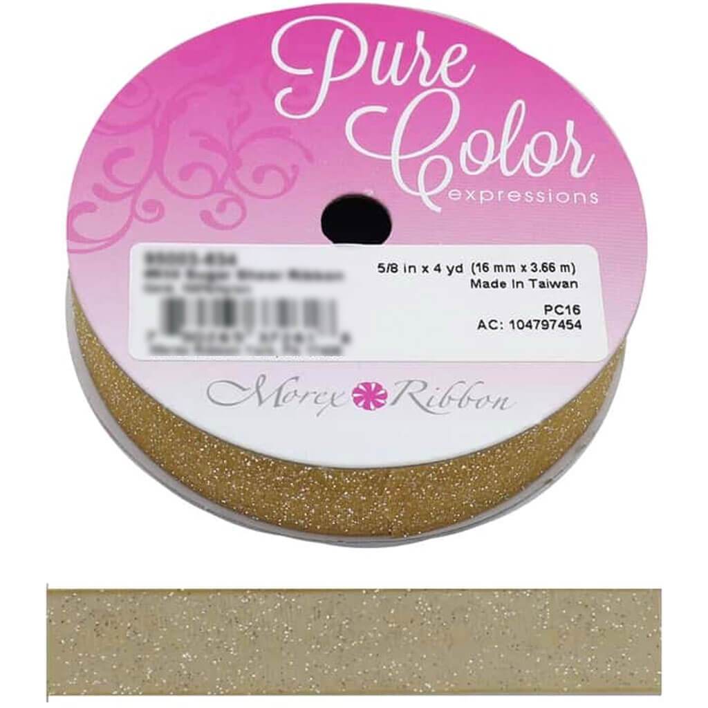 Sugar Sheer 5/8in x 4yd Gold
