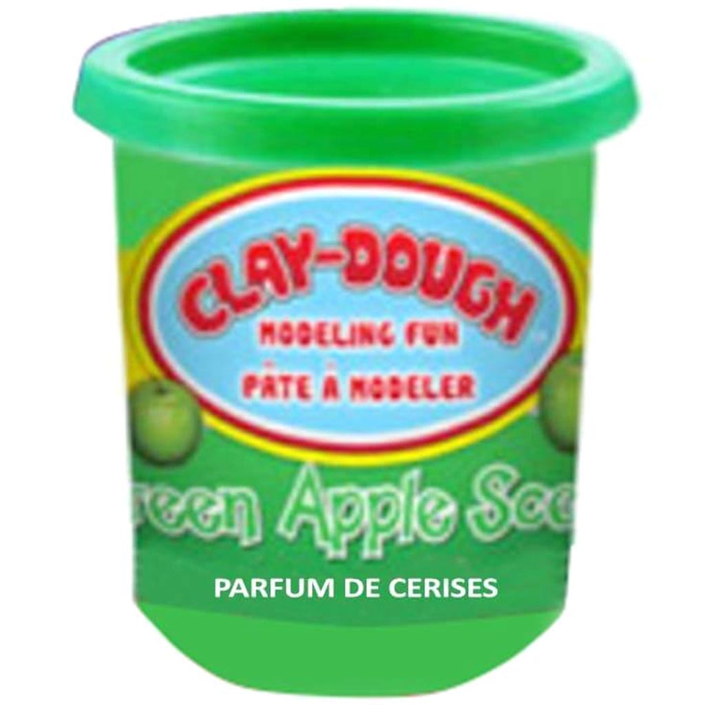 CLAY DOUGH FRUIT APPLE SCENTED  GREEN 