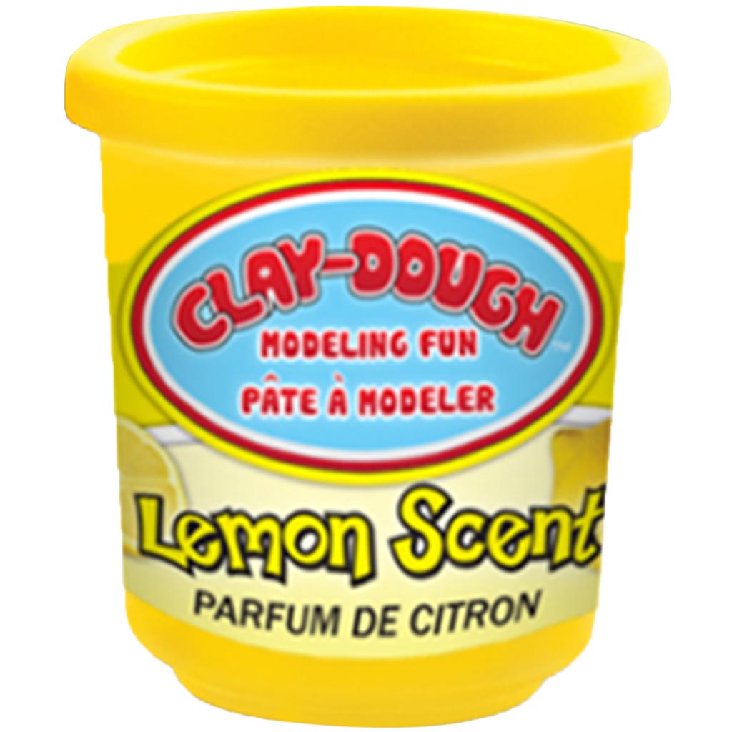 CLAY DOUGH FRUIT LEMON SCENTED  YELLOW 