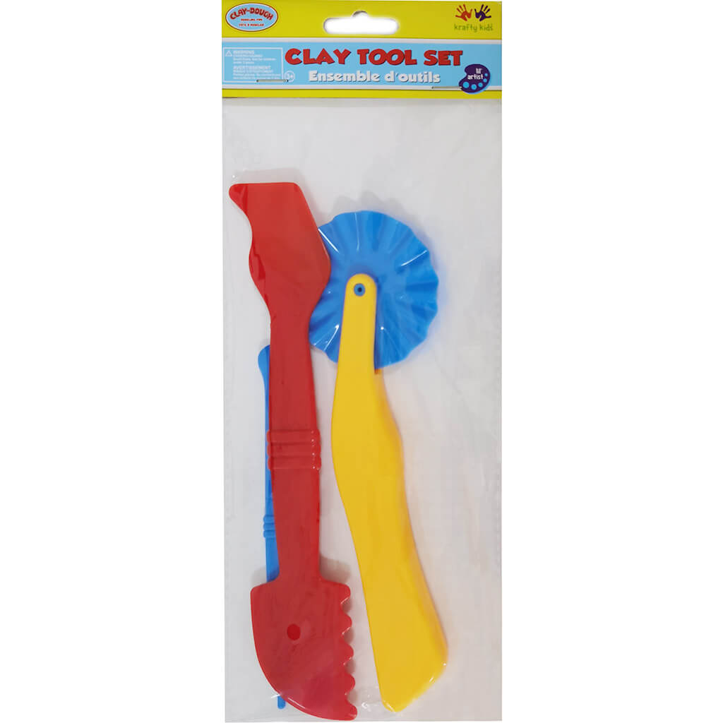 CLAY DOUGH TOOL SET W/ KNIFE  1 