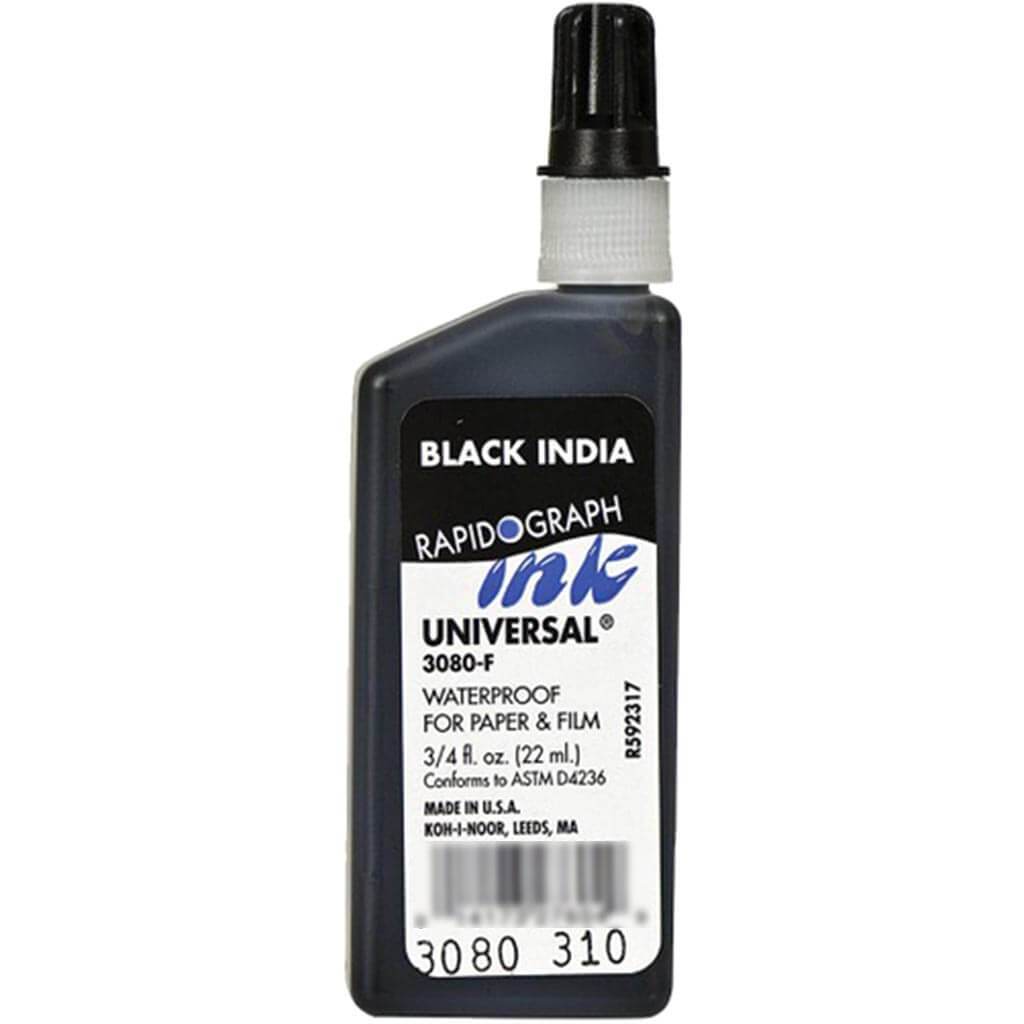 Universal India Drawing Inks 22ml Black