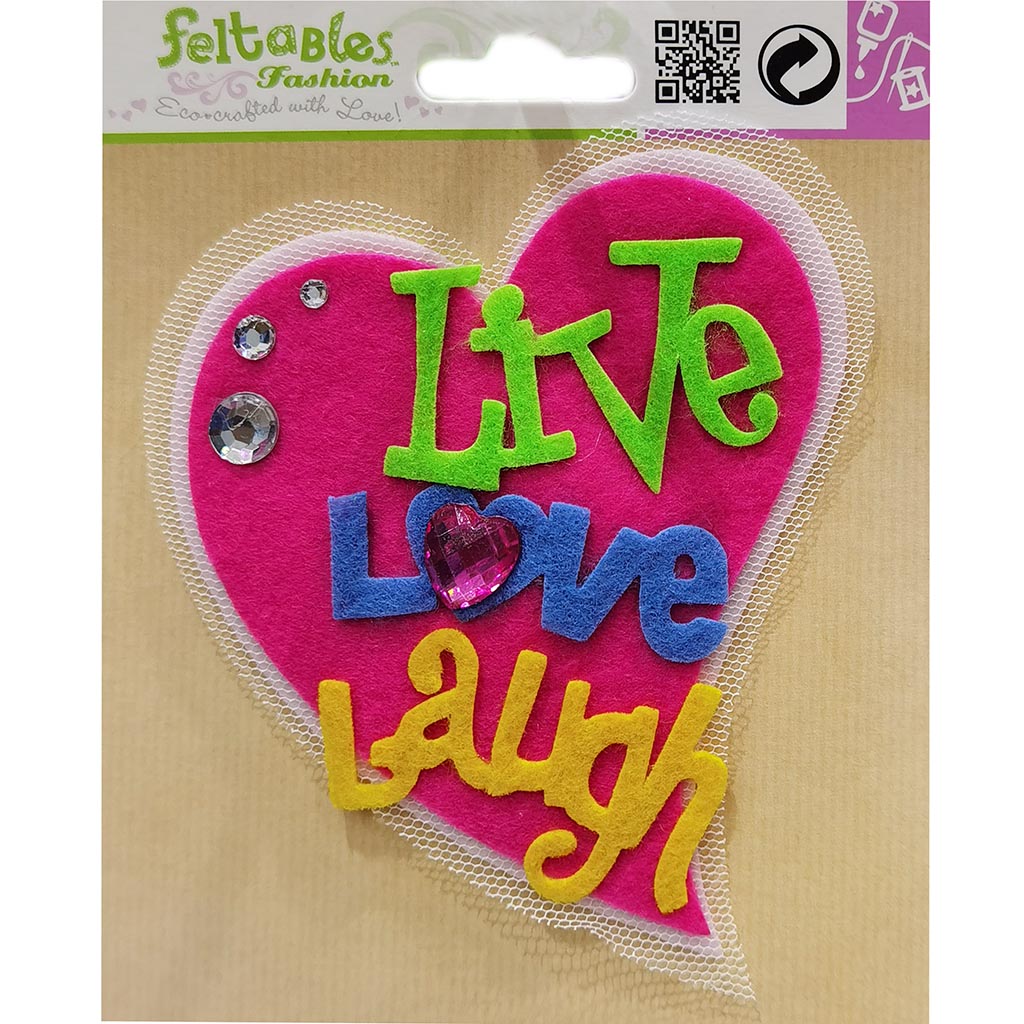 Embellishments Live,Love,Laugh Heart