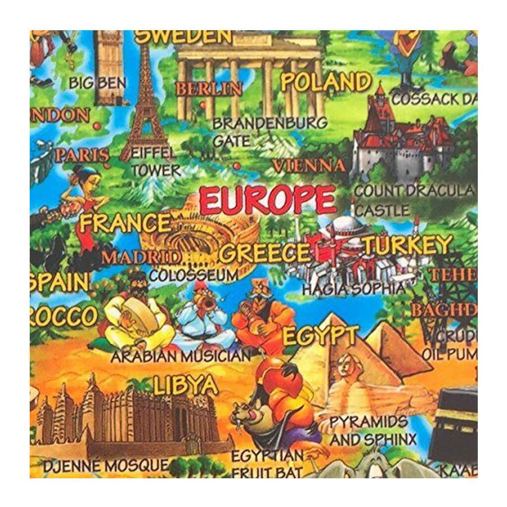 Dino'S Illustrated World Placemap 