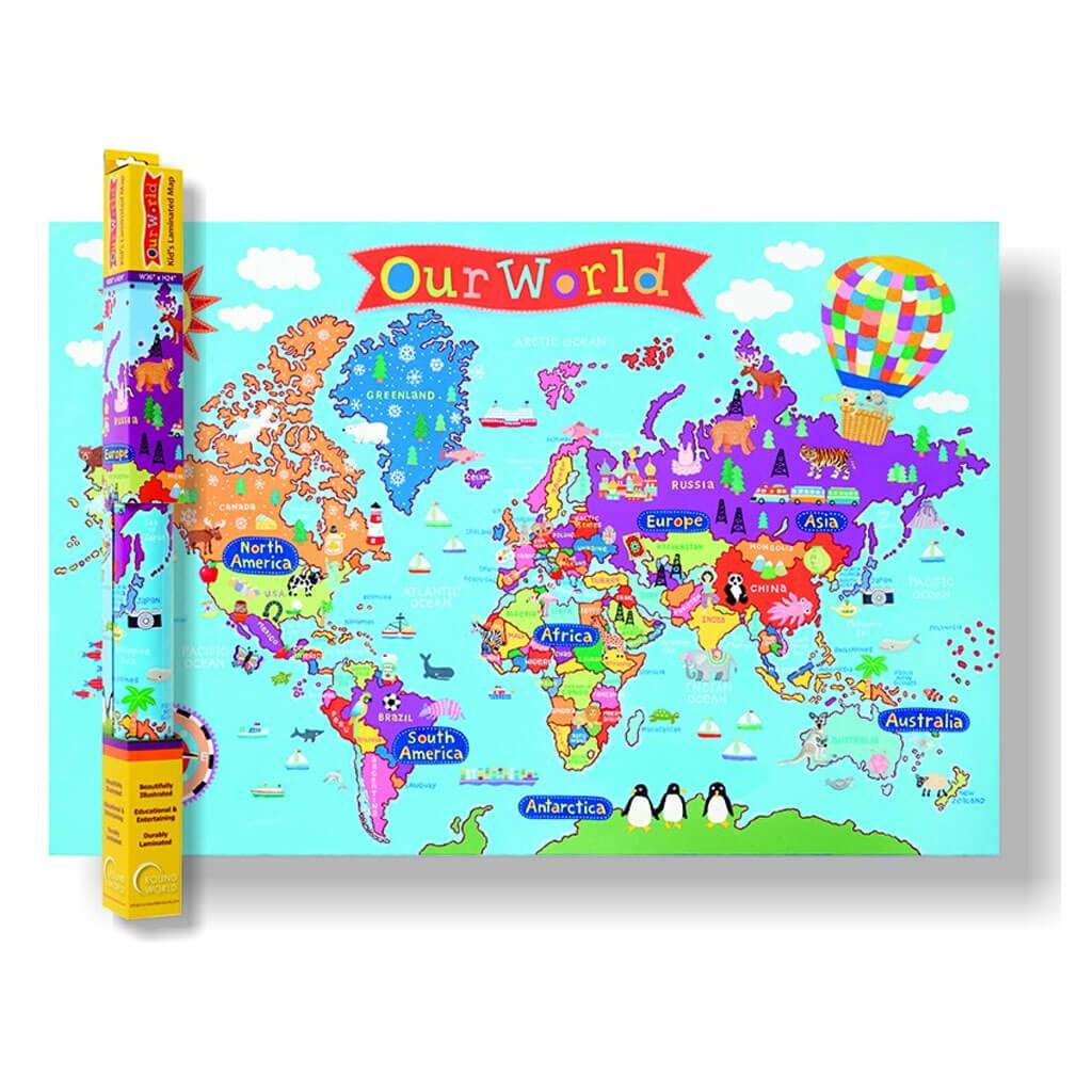 Kid&#39;S World Box Map 