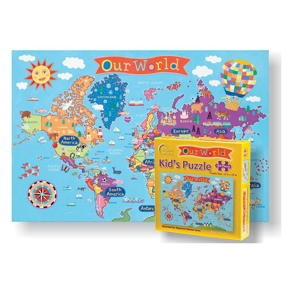 Kid&#39;S World Puzzle 100 Pieces 