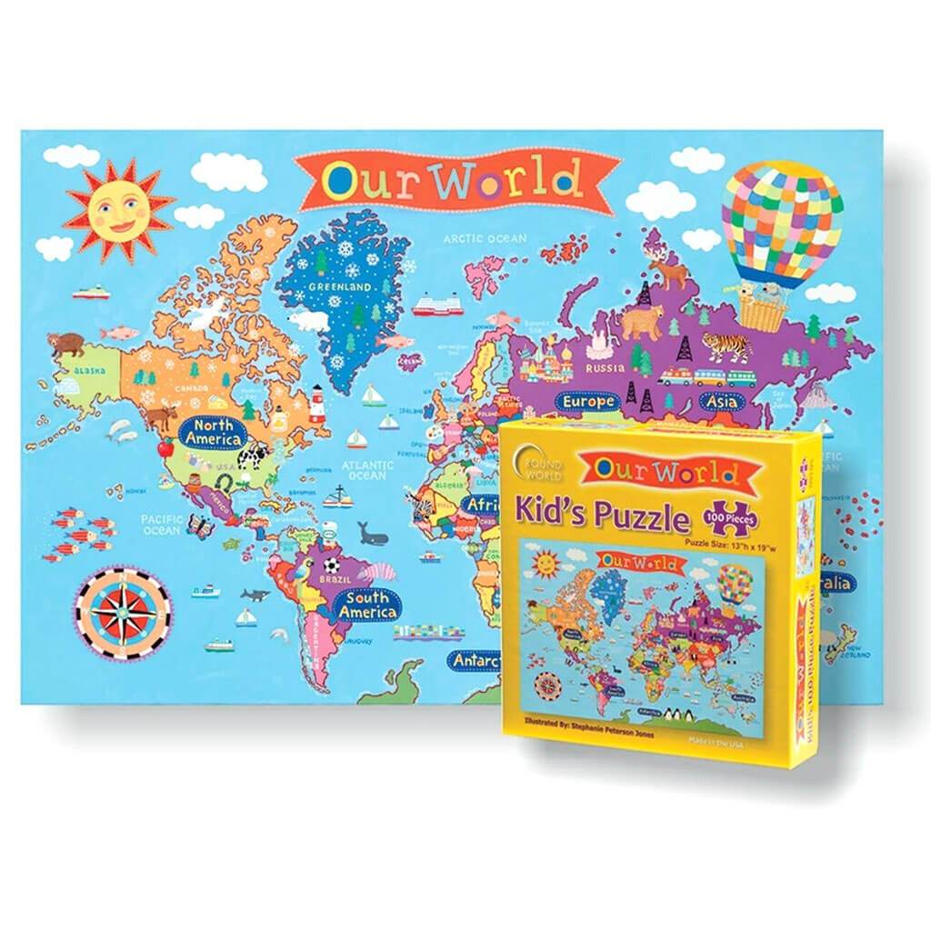 Kids&#39; World Floor Puzzle 48 Piece 