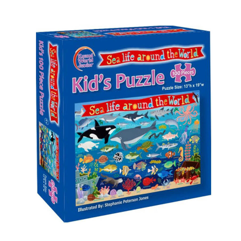 Sea Life Around The World Kids Puzzle