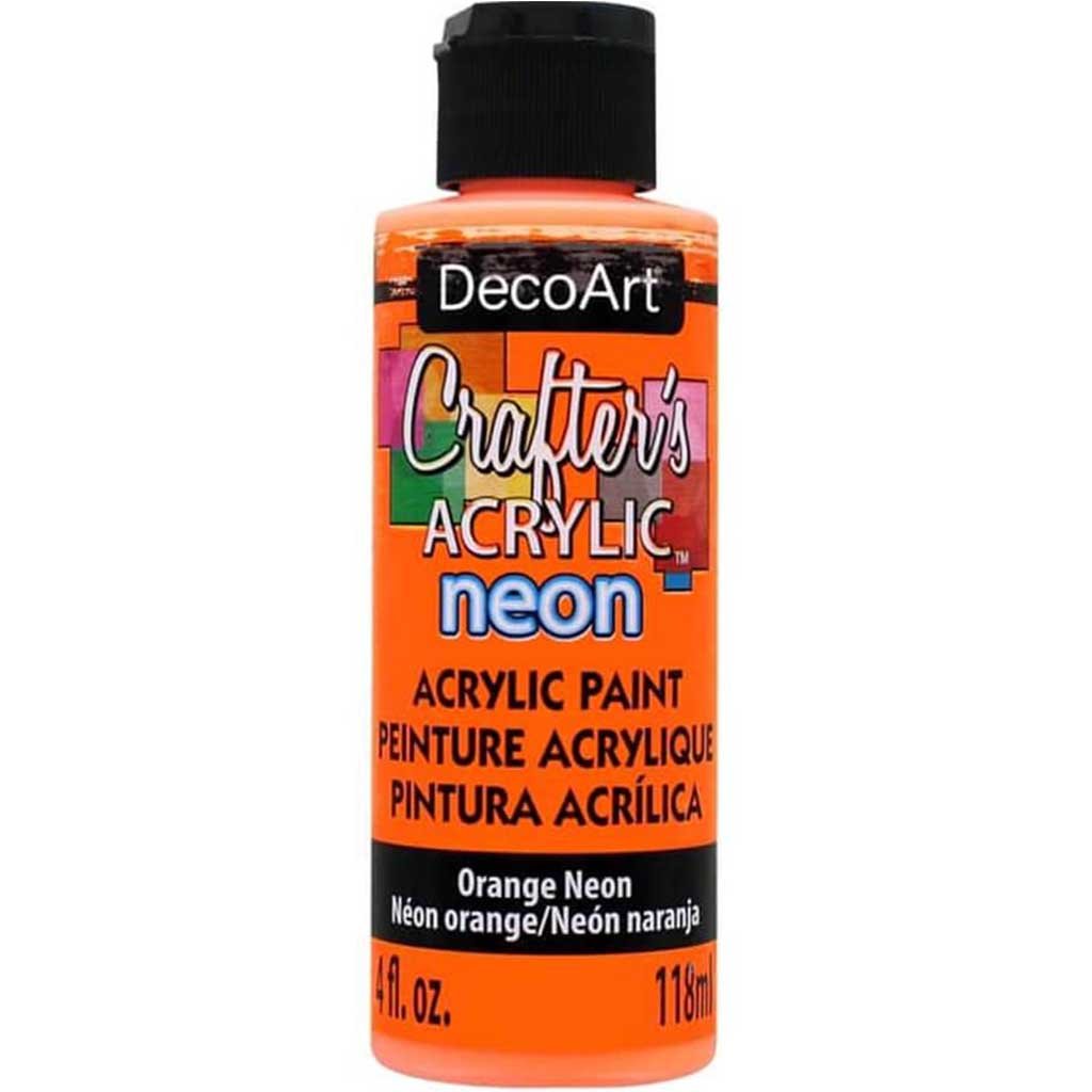 Crafter&#39;s Acrylic Neon Paint 4oz