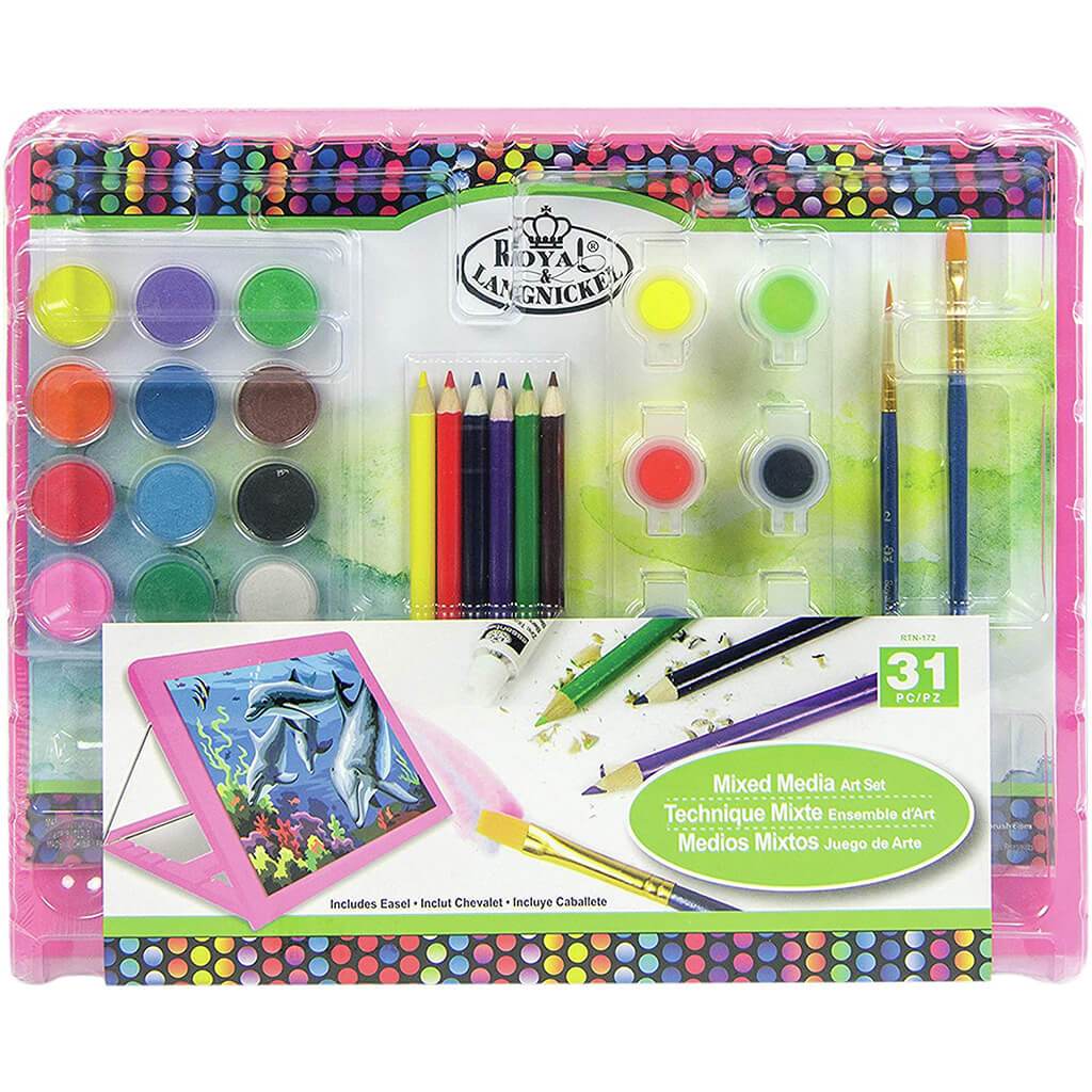 Royal Brush Art Instructor Acrylic Clearview Art Set Small - 22pc