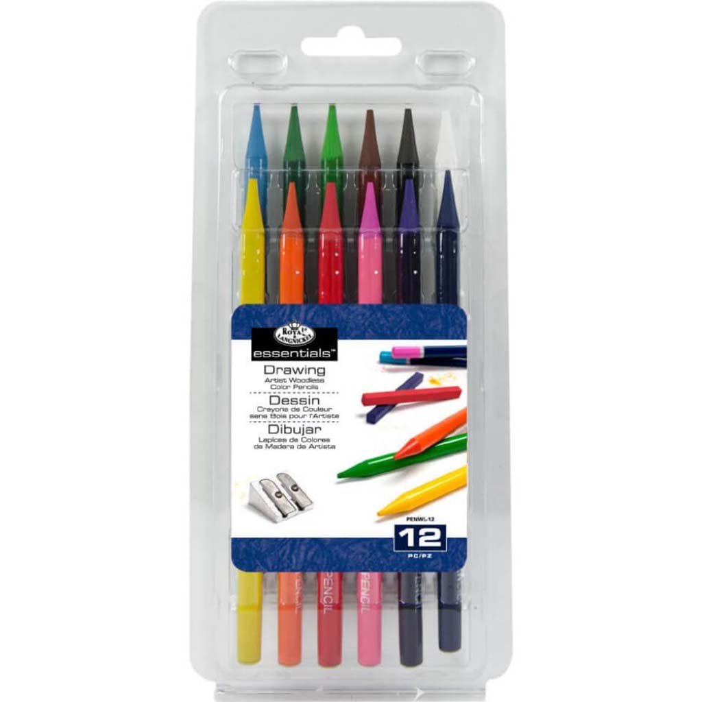 Woodless Color Pencil Set 12pc 