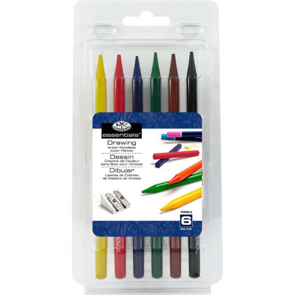 Woodless Color Pencil Set 6pc 