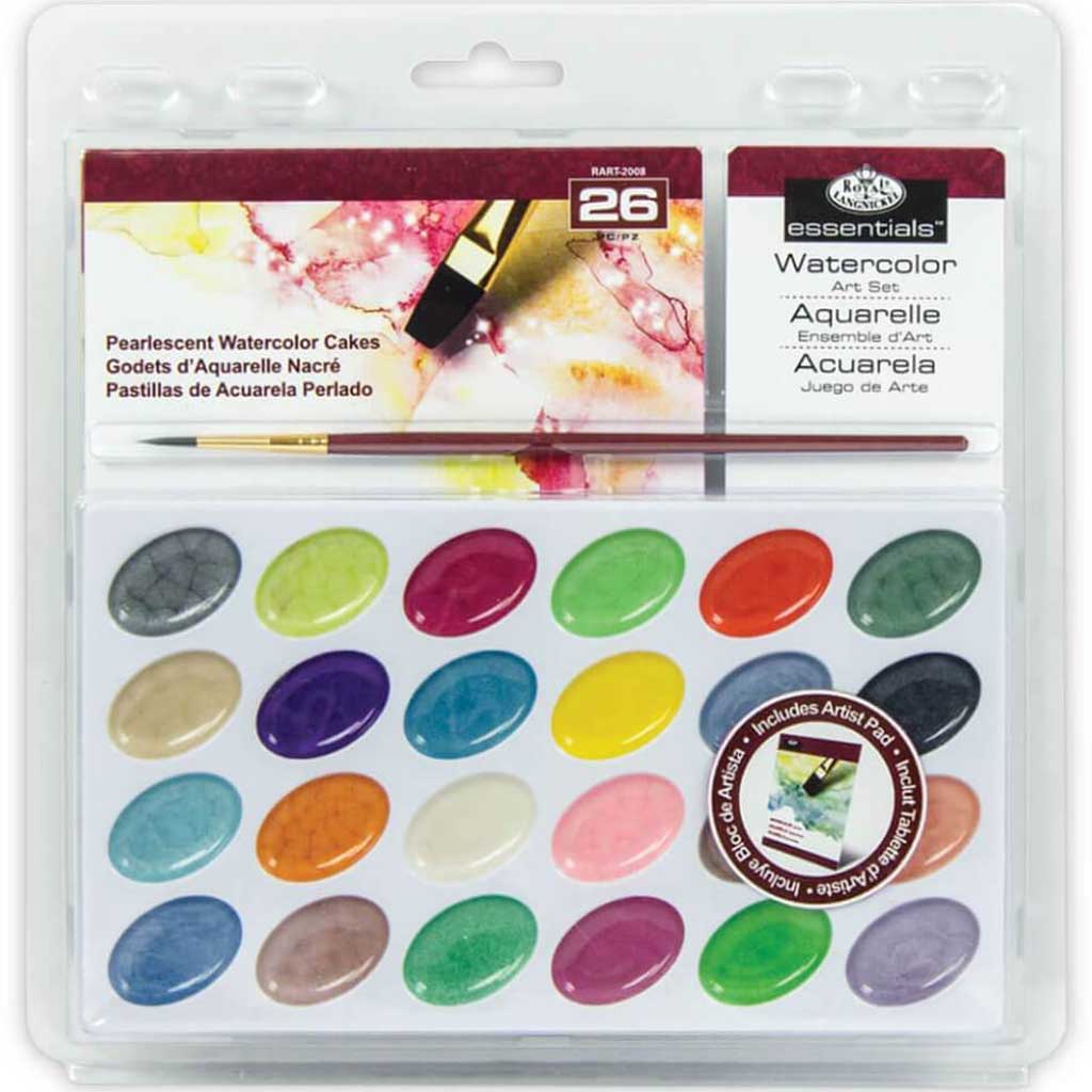 Pearlescent Watercolor Set 26pc