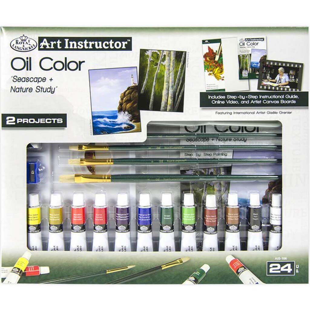 Oil Color Paint Set 24pc