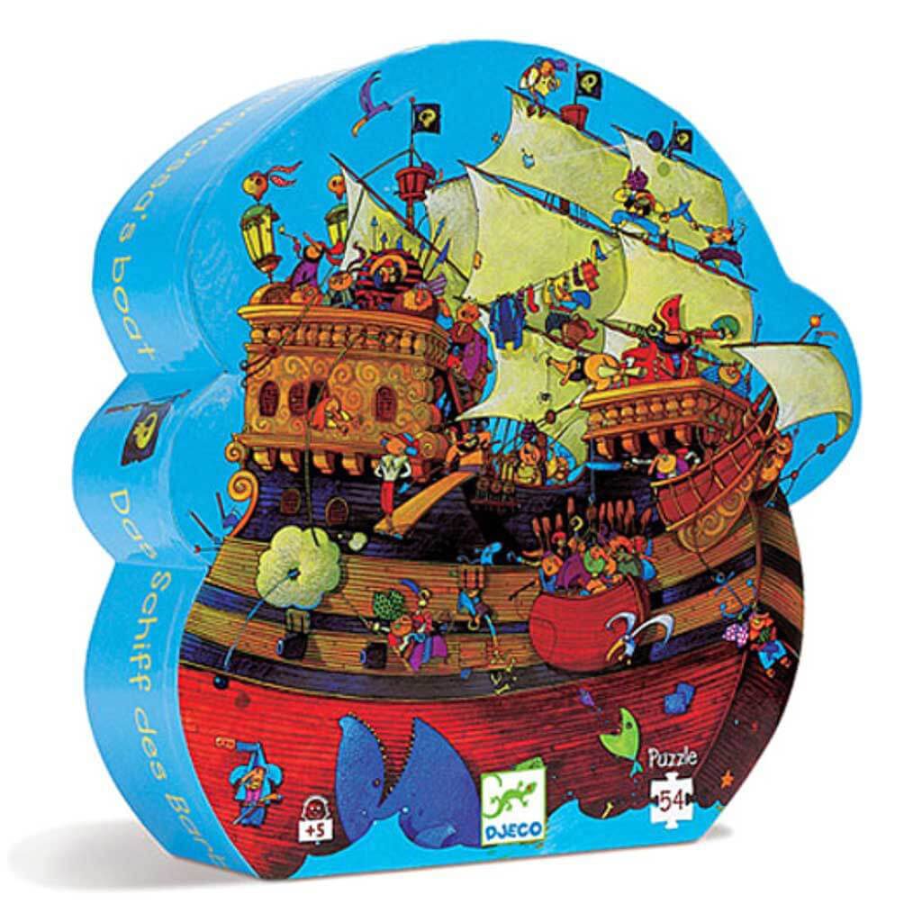 Silhouette Puzzle Barbarossa&#39;s Boat 54pcs