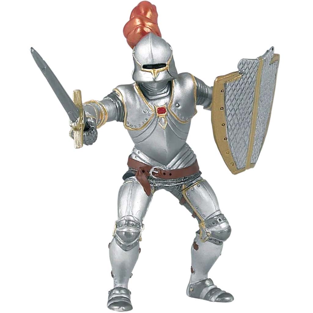 PAPO Knight In Armour With Red Feather 