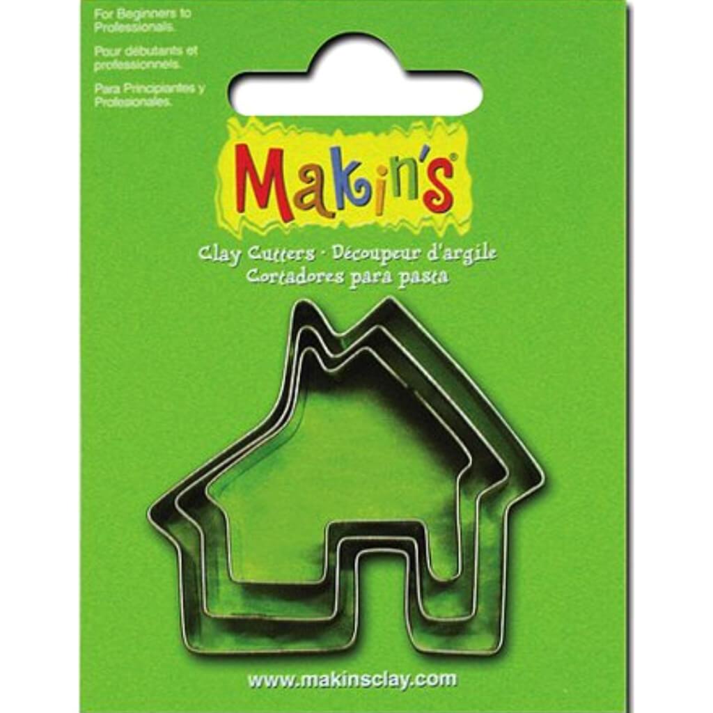 Makin's Clay Cutters 3/Pkg House