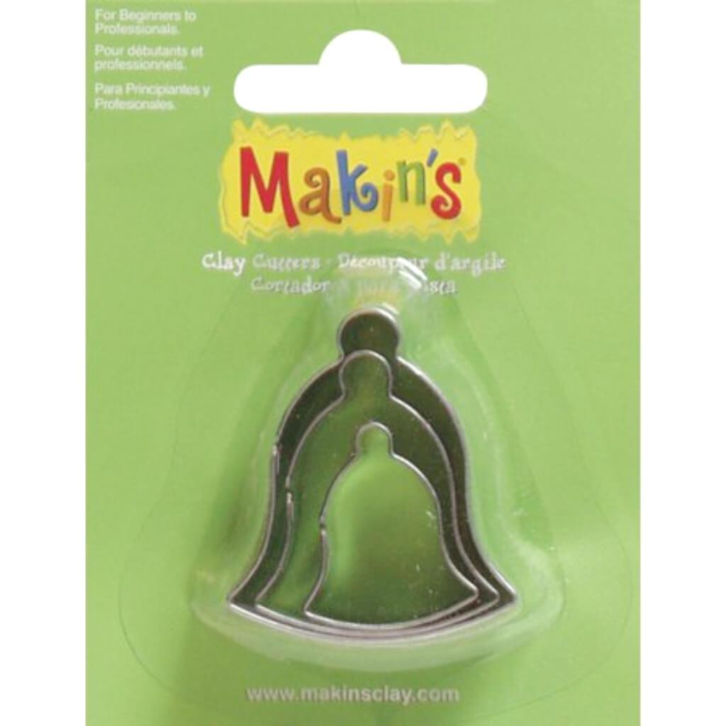 Makin's Clay Cutters 3/Pkg Bell