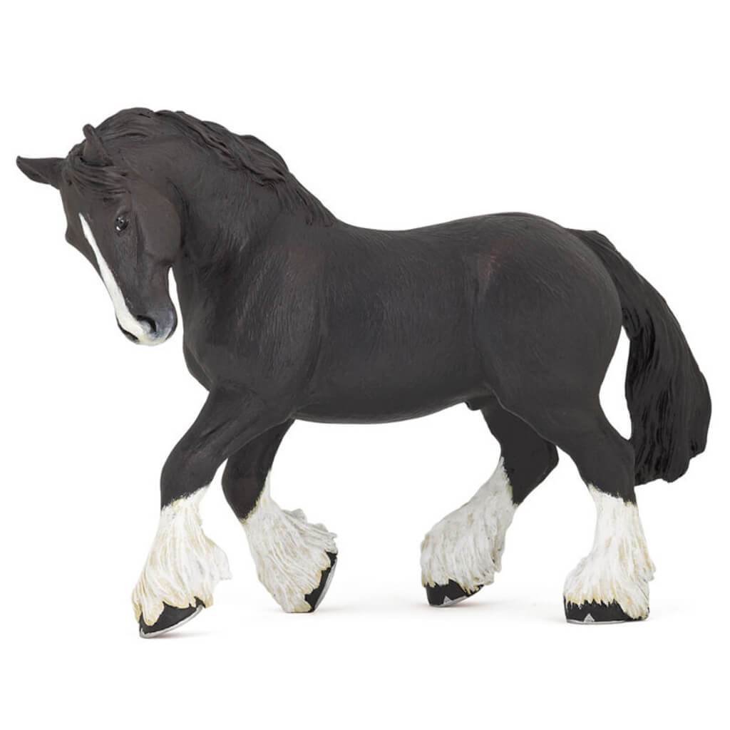 PAPO Black Shire Horse 